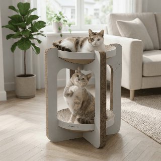 Krabkarton Toren Model